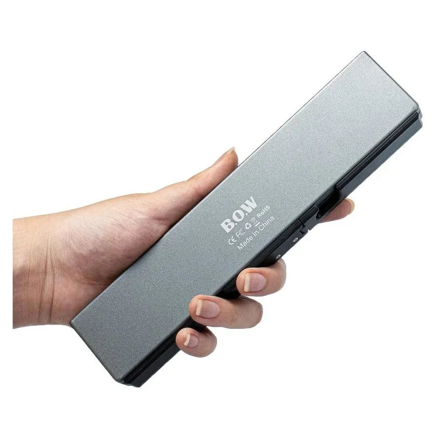 Ultra-Slim Foldable Bluetooth Keyboard - Wireless Rechargeable