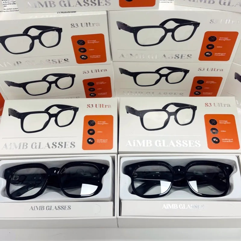AIMB-S3 Ultra Smart Glasses Translation Bluetooth Sunglasses