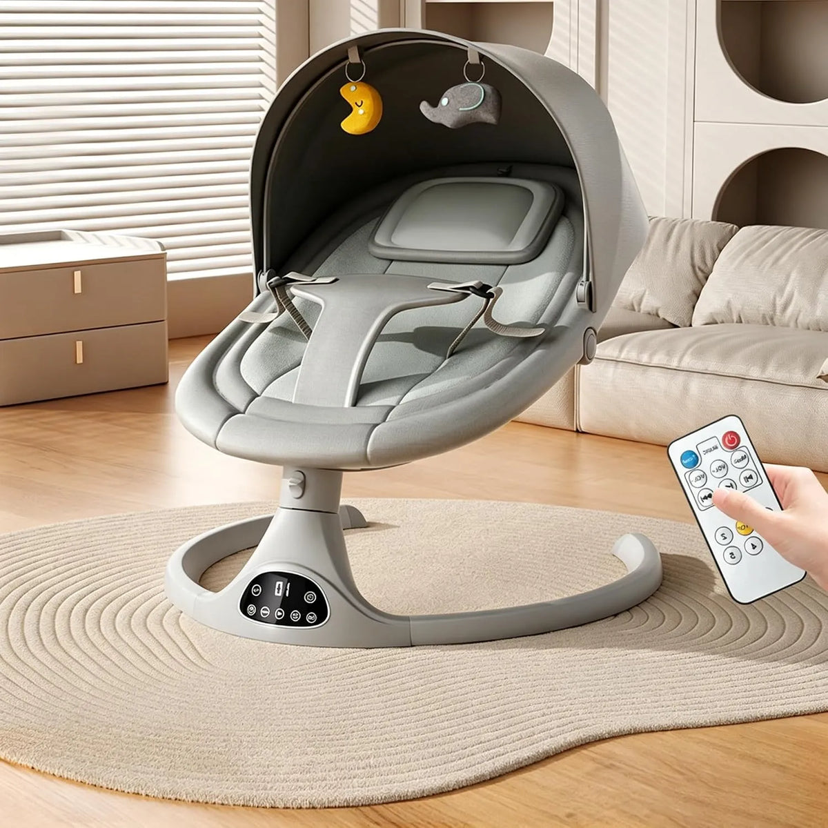 Electric Baby Rocker Swing Newborn Automatic Baby Rocking Chair