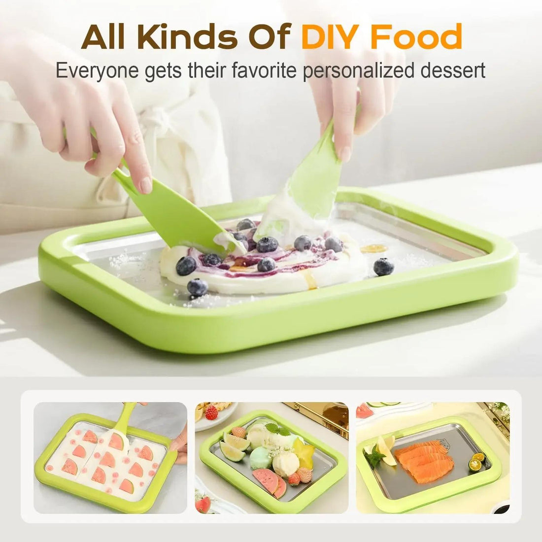 Instant Ice Cream Maker Tray