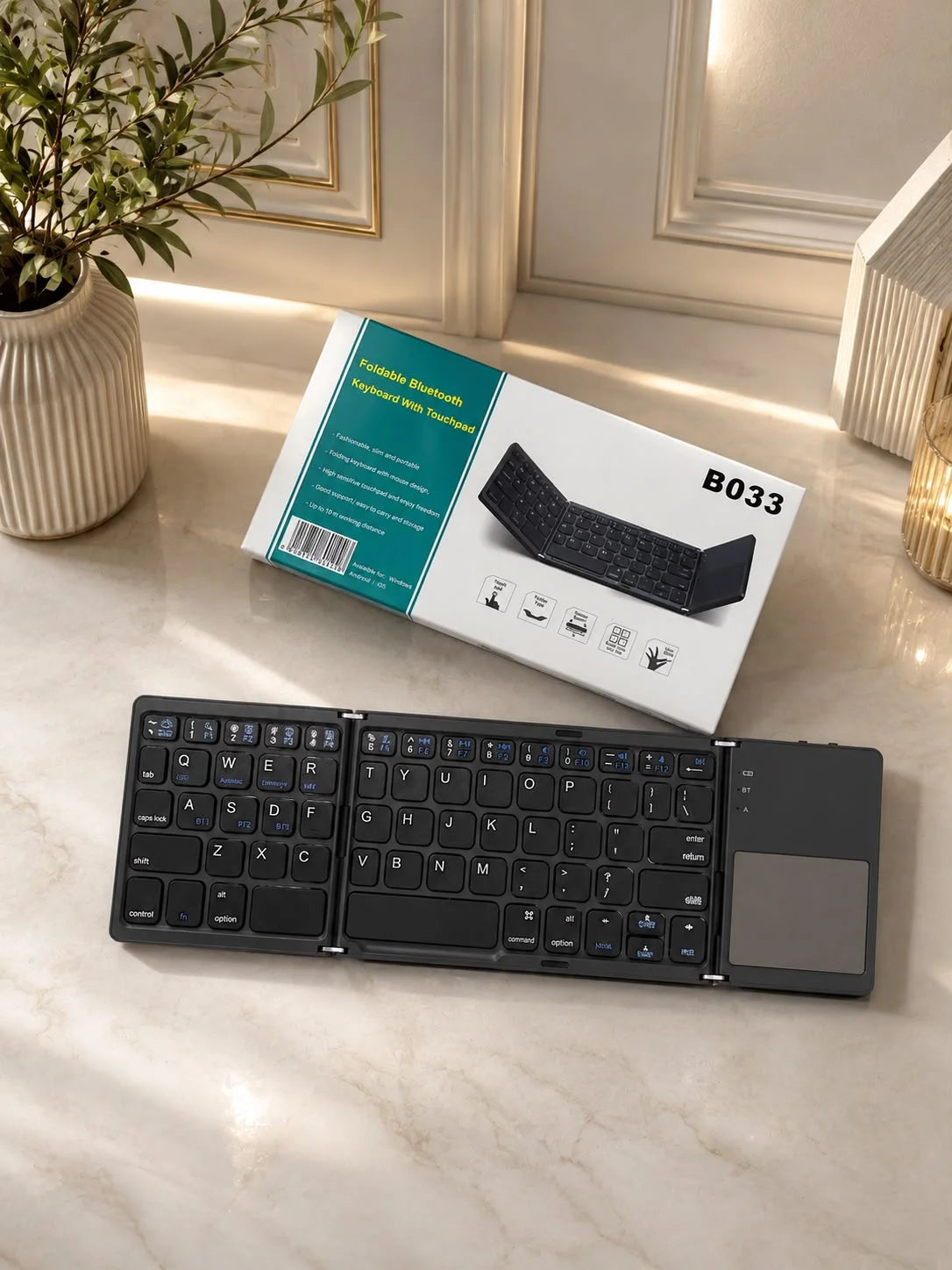 B033 Foldable Bluetooth Wireless Keyboard