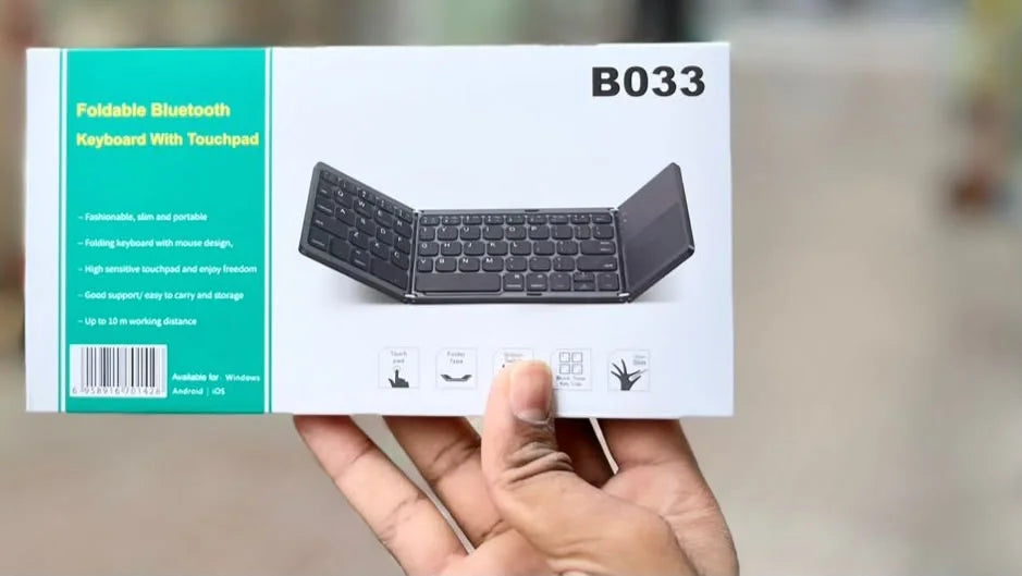 B033 Foldable Bluetooth Wireless Keyboard