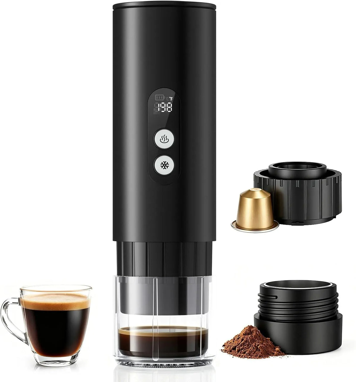 BRIX 3-in-1 Portable Espresso Coffee Machine