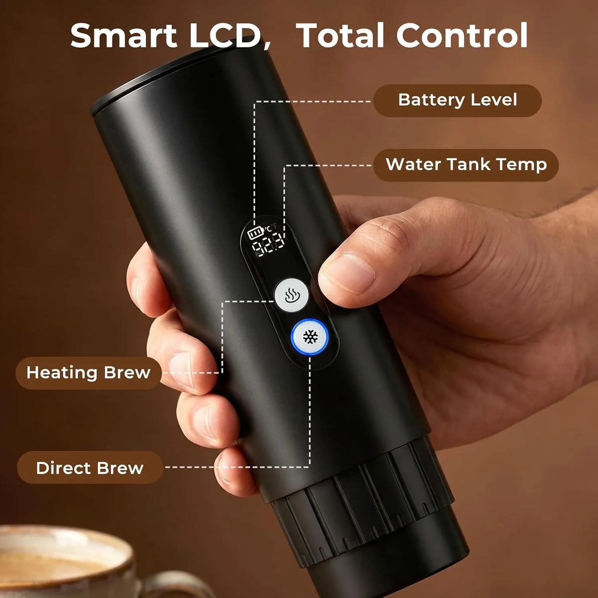 BRIX 3-in-1 Portable Espresso Coffee Machine