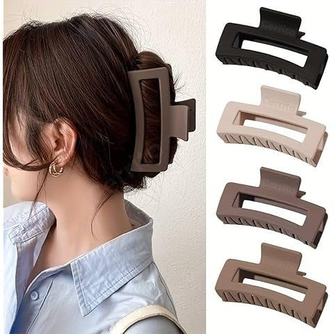 Flexible Bendable Silicone Cloud Hair Claw Clips for Women