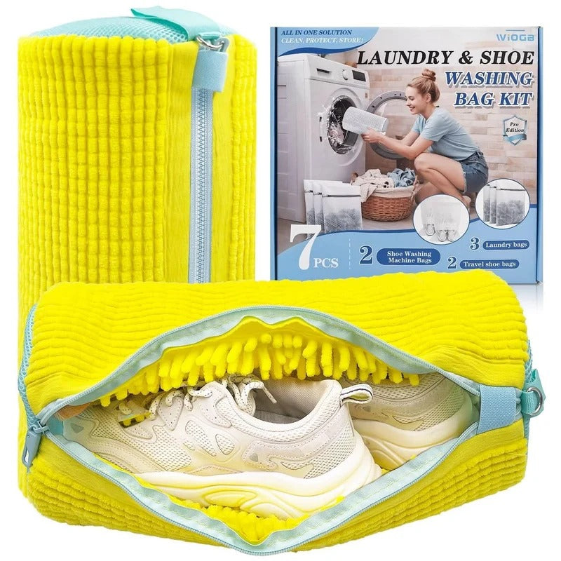 Protective Shoe Washer Laundry Bags – Smart Laundry Solution!